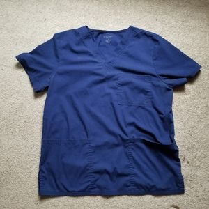 Navy scrub shirt